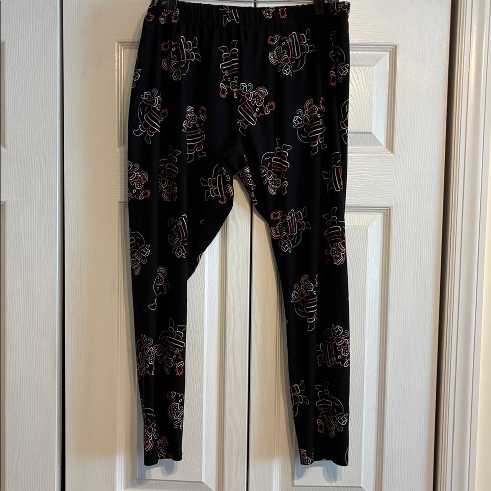 Women's Santa Festive Print Leggings